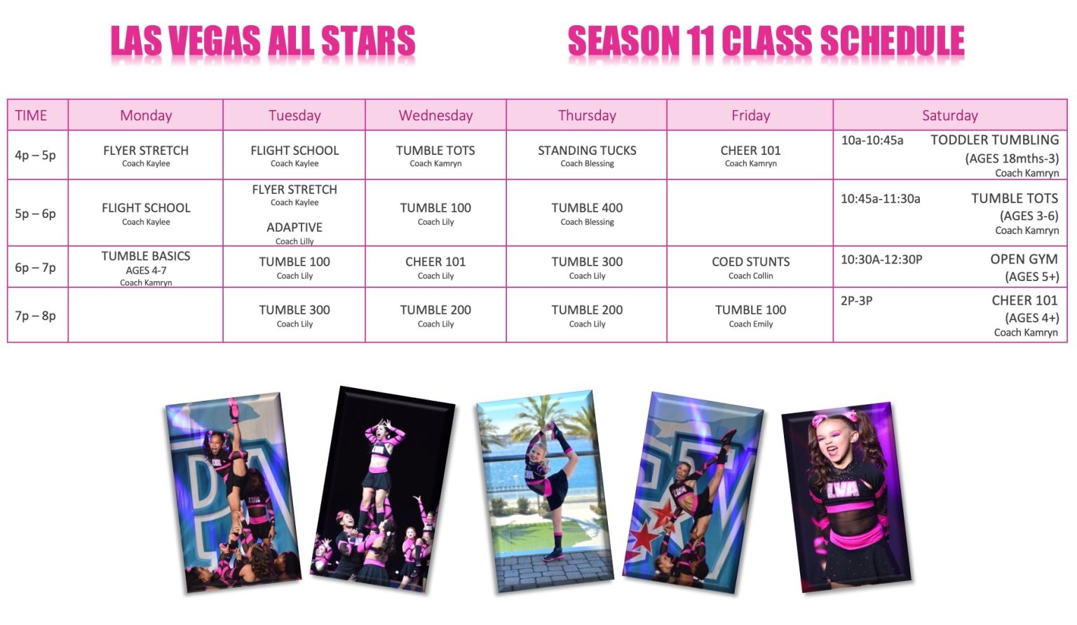 Las Vegas All Stars 1 All Star Cheerleading Program In Las Vegas