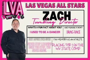 Cheerleading coach and tumbling instructor at Las Vegas All Stars
