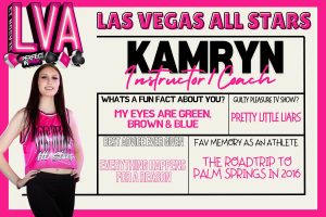 Cheerleading coach specializing in youth programs at Las Vegas All Stars