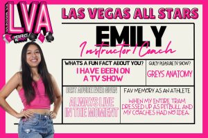 Coach Emily Duran, USASF certified cheerleading coach at Las Vegas All Stars