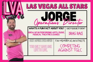 Coach Jorge, tumbling and stunting instructor at Las Vegas All Stars