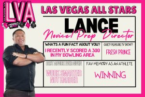 Coach Lance Jackson, experienced cheerleading coach at Las Vegas All Stars