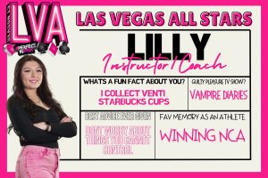 Coach Lilly Douridas, cheerleading instructor at Las Vegas All Stars